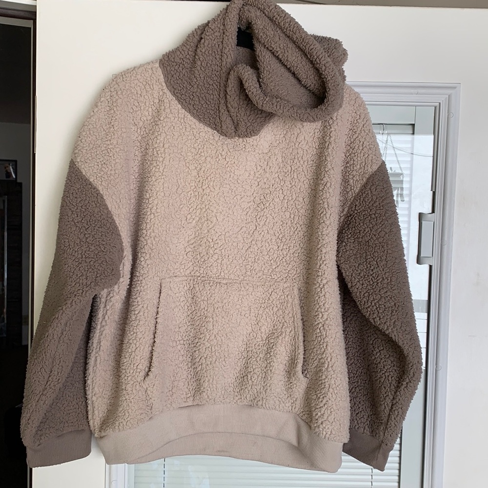 American Eagle Teddy Bear Fleece Hoodie
